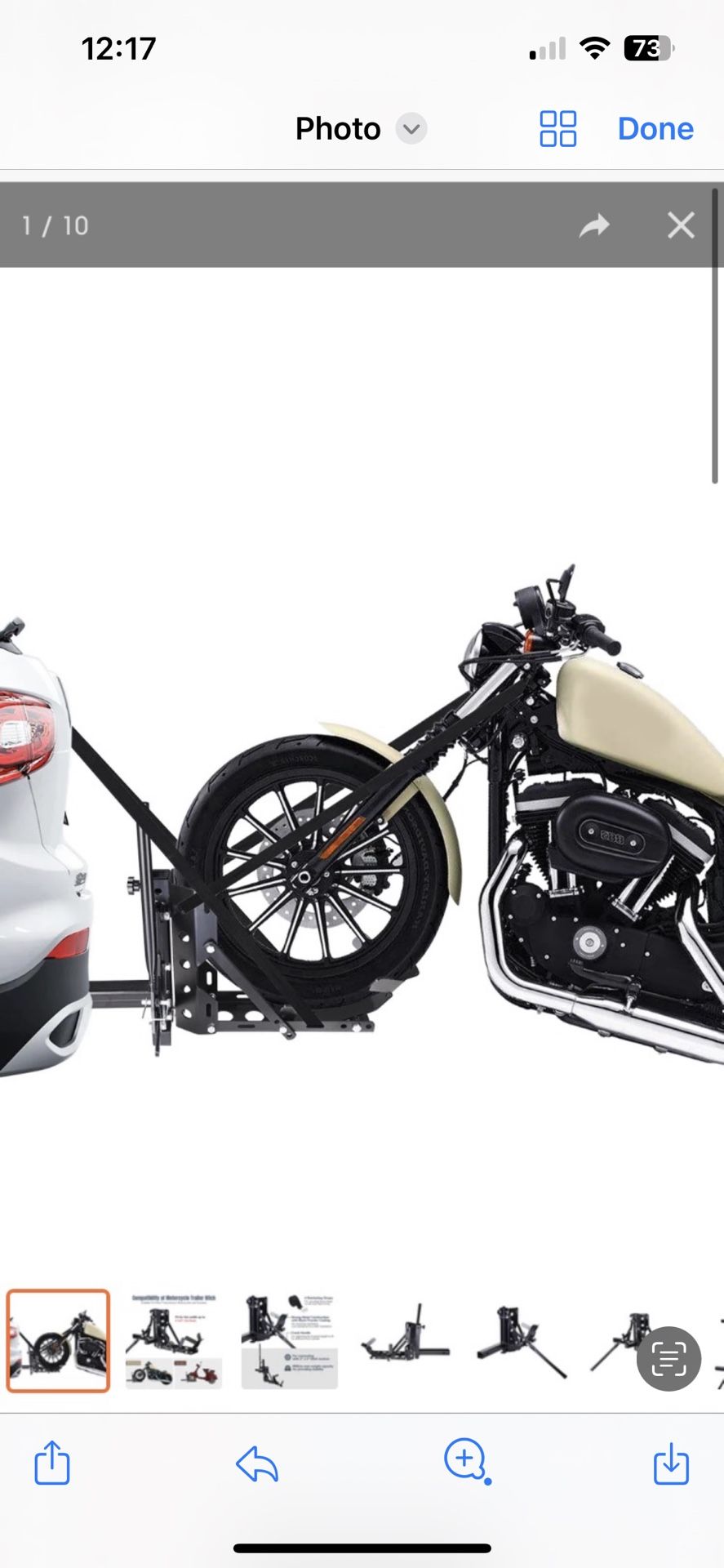 Brand New Motorcycle Towel  Hitch For $140