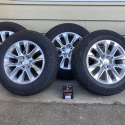 ‘22 Chevy 20” 275/60R20 Stock Tires & Rims & Sensors