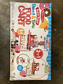 Melissa and Doug Donut And Taco Food Cart.