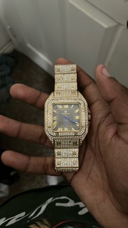Its gold with diamonds