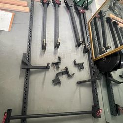 Foldable wall mounted rack