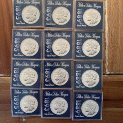 12 Morgan Silver Dollar Tribute Proofs 