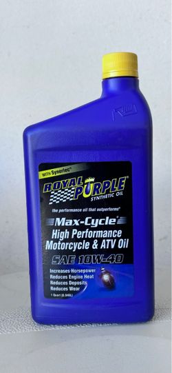 Royal Purple Max-Cycle 10W-40 Motorcycle Oil