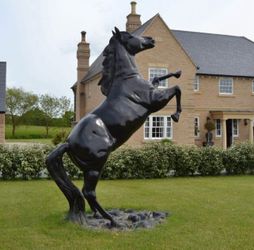 Aluminum Rearing Bronco – Ranch & Outdoor Décor