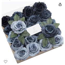 Brand New TINGE TIME Scented Fake Flowers for Decorations, 20pcs Silk Flowers with Stems