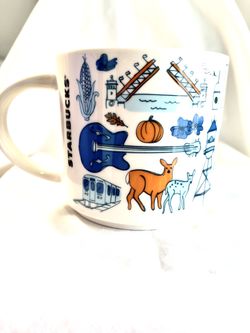 Starbucks ILLINOIS Been There Series Ceramic Mug