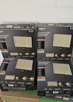 18000 Lumen Select Integrated LED Selectable 3CCT Bronze Dusk to Dawn Commercial Flood Light with Adjustable Beam Angle