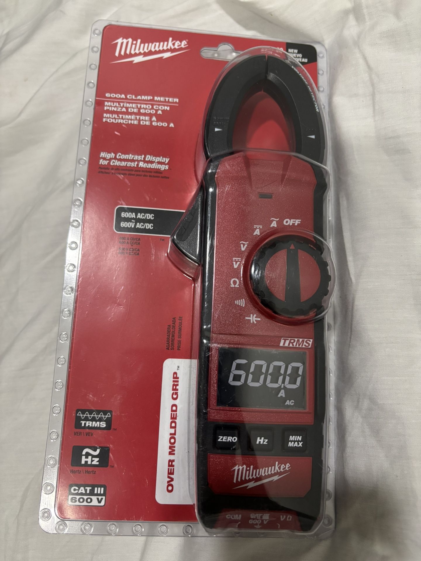 Milwaukee 600a Clamp Meter Read Below