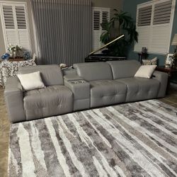 Leather Sectional Couch 