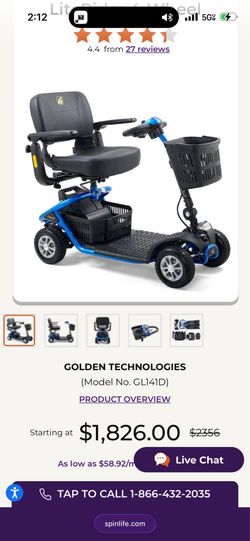 Mobility scooters golden