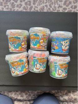 Duck or Pup Squishy Buckets Squishies