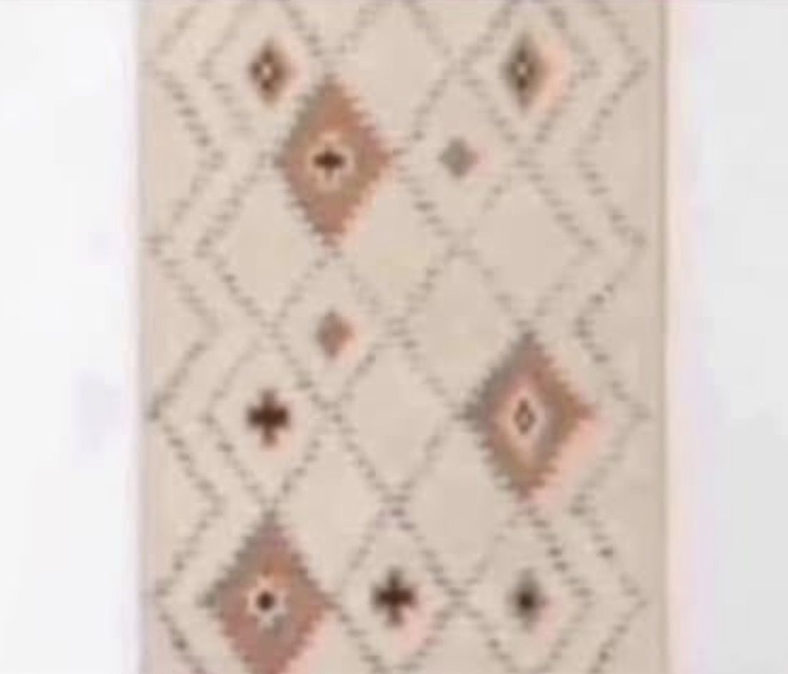 New 5x7 Threshold Hand Tufted 100% Wool Area Rug designed Studio McGee Highlights
