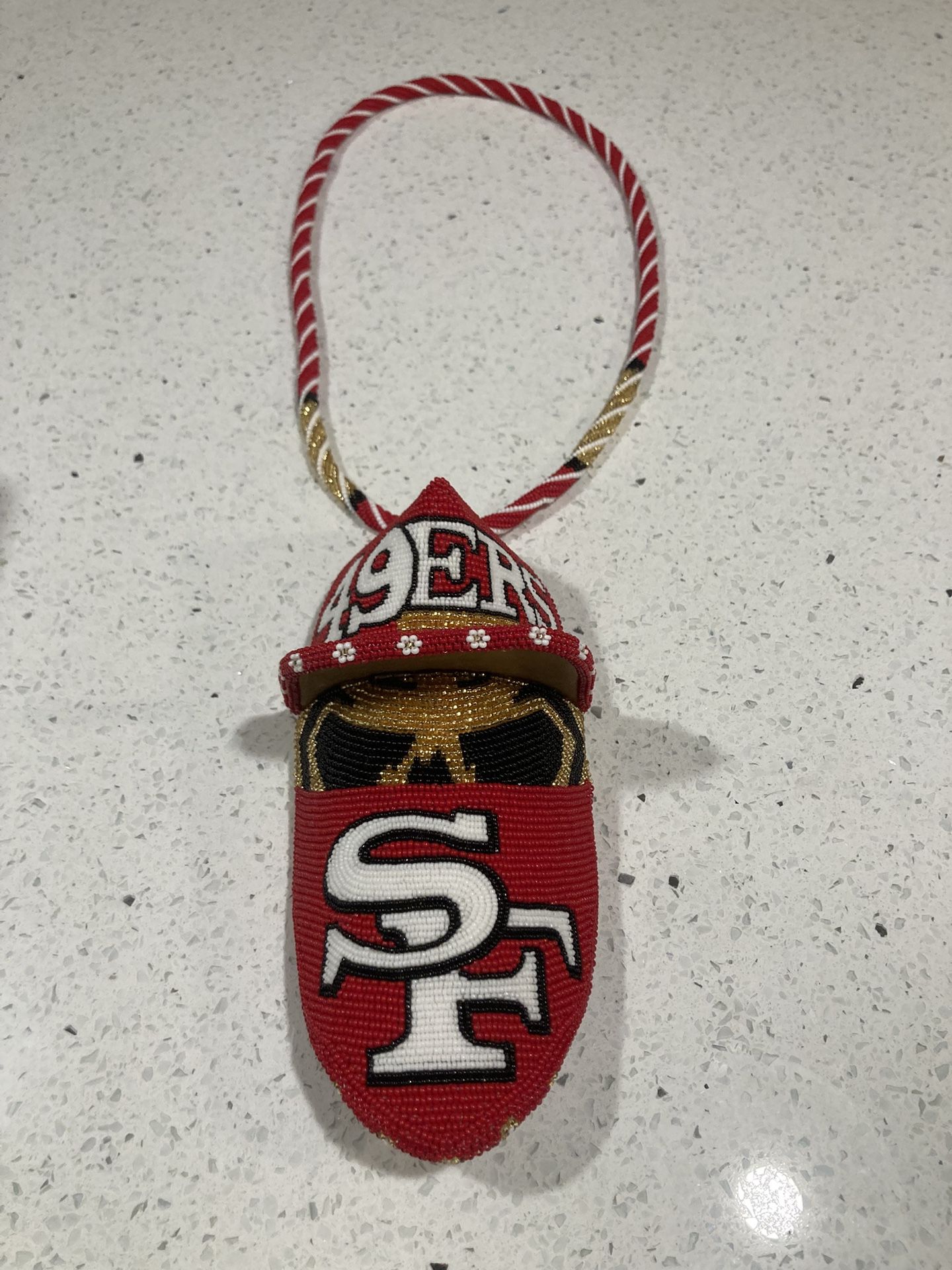 Handmade Beaded SF Necklace