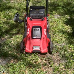 SKIL Self-Propelled Mower & EGO Leaf Blower Bundle (Batteries Included)