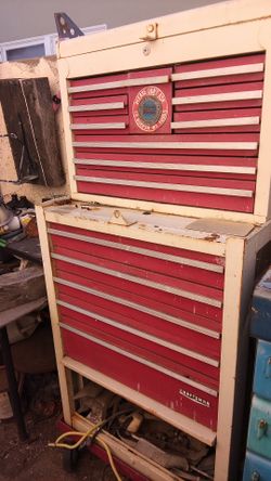 Tool cabinet comes with tools