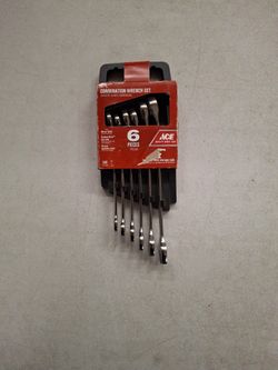 Combination Wrench Set 6 pc