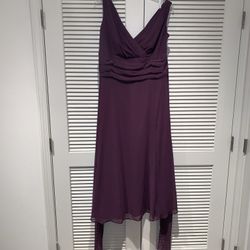 David’s Bridal Purple Plum Dress