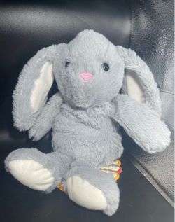 Grey Plush Bunny (11”)