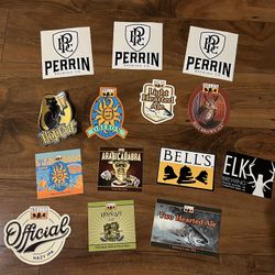 West Michigan Brewery Sticker Collection