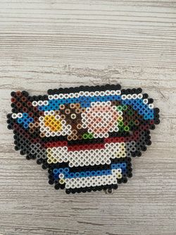 handmade pixel bead ramen 