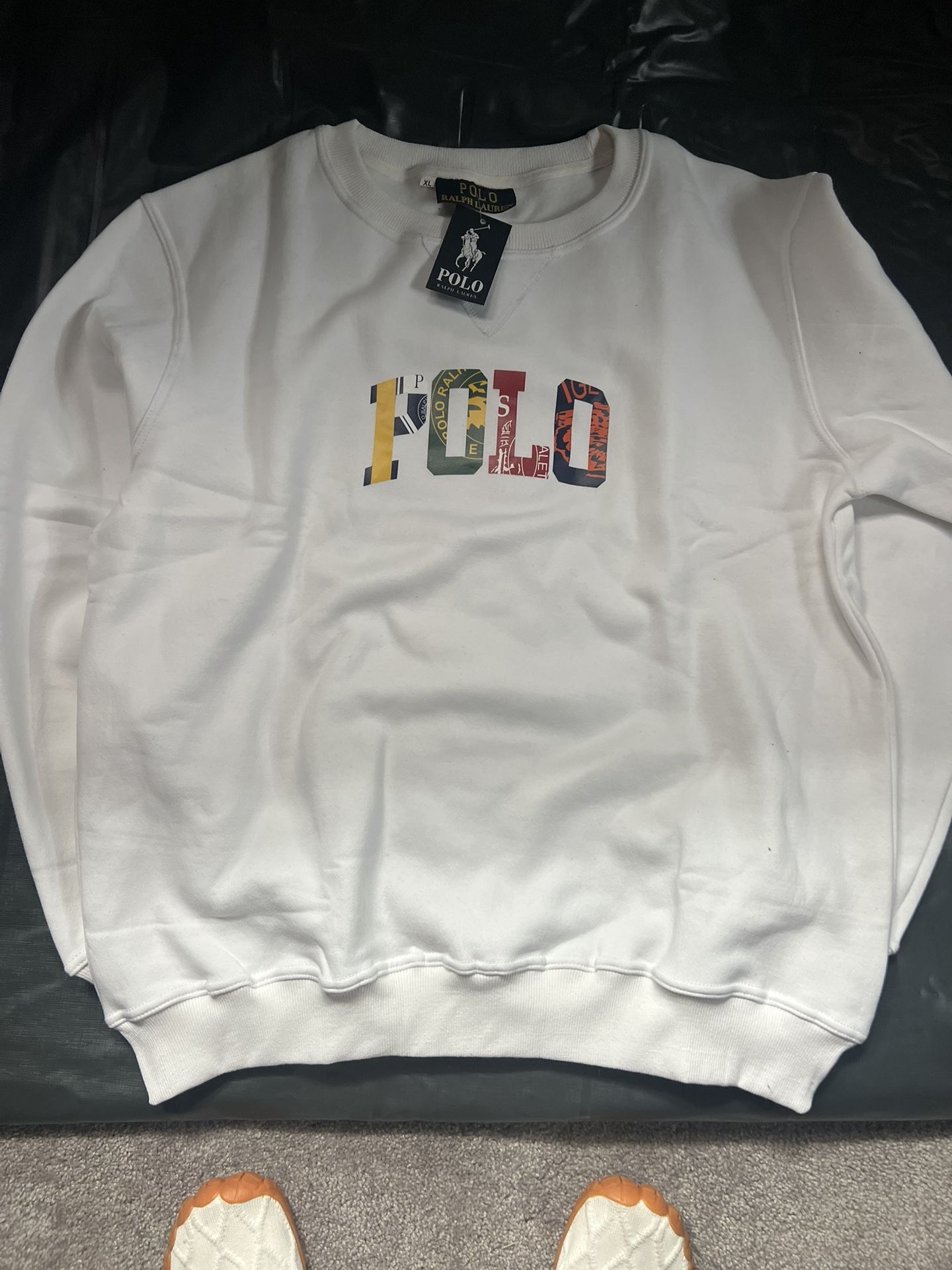 Brand New White RL Polo Sweatshirt