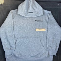 Fear of God Grey Essentials Hoodie