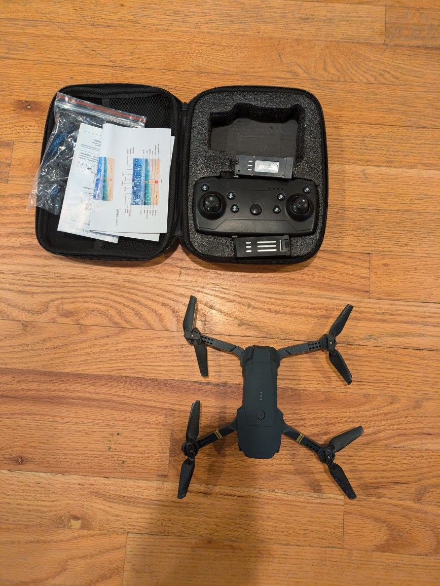 Used Mini Drone with Upgraded HD Camera, Extra Batteries & All Accessories – Ready to Fly!