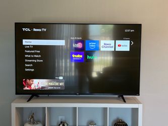TCL 65” Roku smart tv