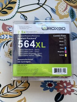 HP 564 XL Compatible Color Ink 6 Cartridge Replacement / Brand New Cartridges