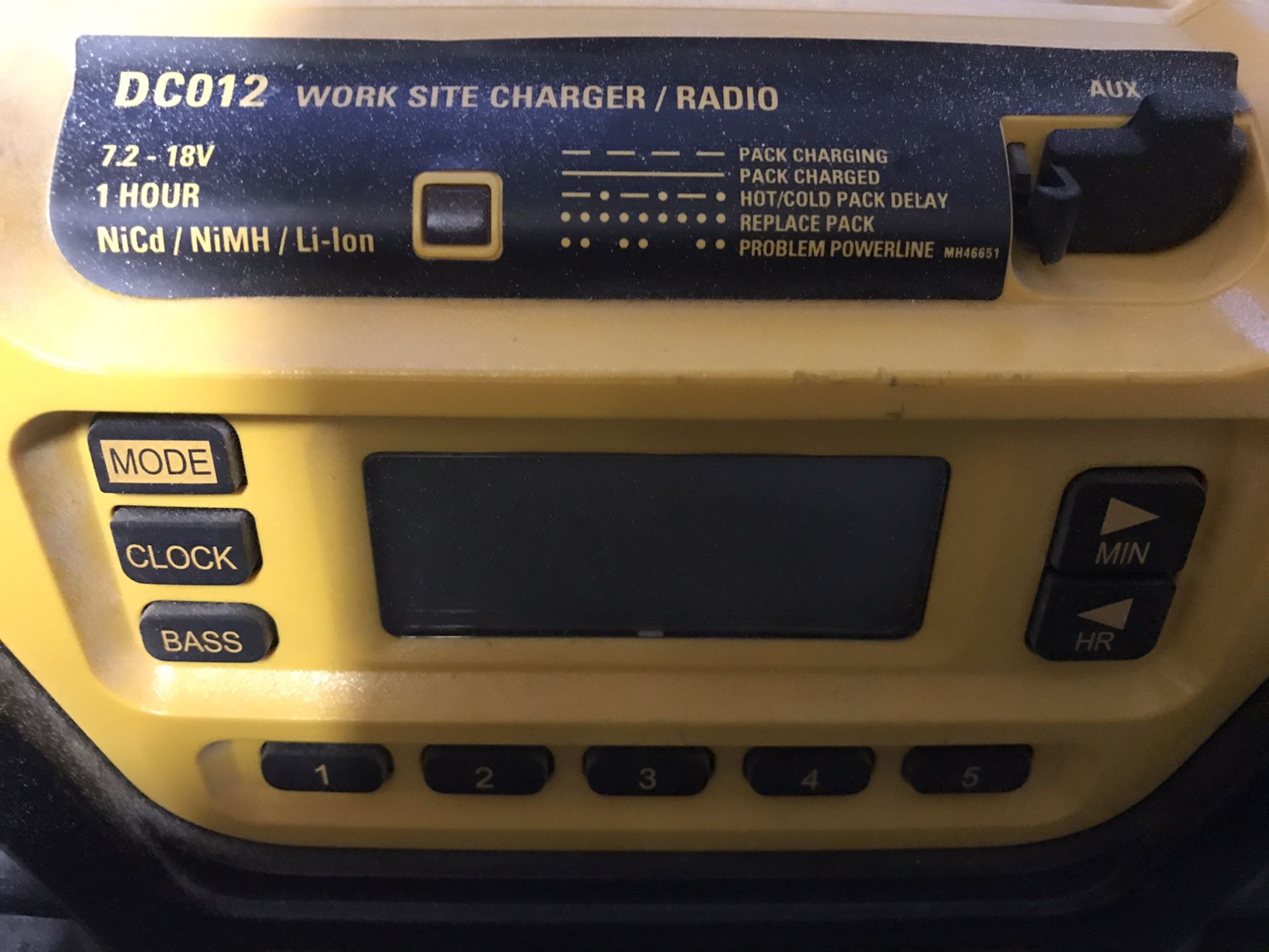 DeWalt DC012 7.218V Charger/Radio for Sale in Las Vegas, NV OfferUp