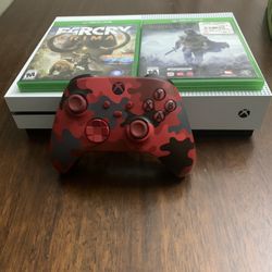 Xbox One S 1tb With One Controller And 2 Games 