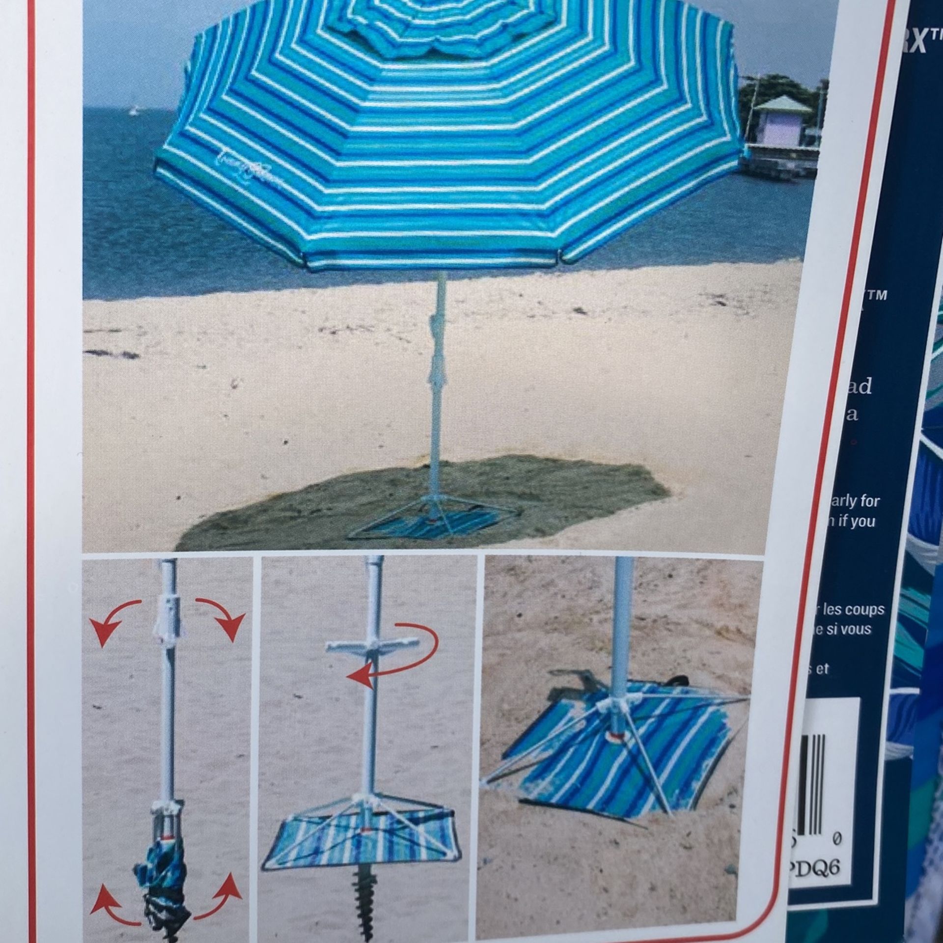 Tommy Bahama 7 Steel Beach Umbrella for Sale in Inglewood, CA - OfferUp 