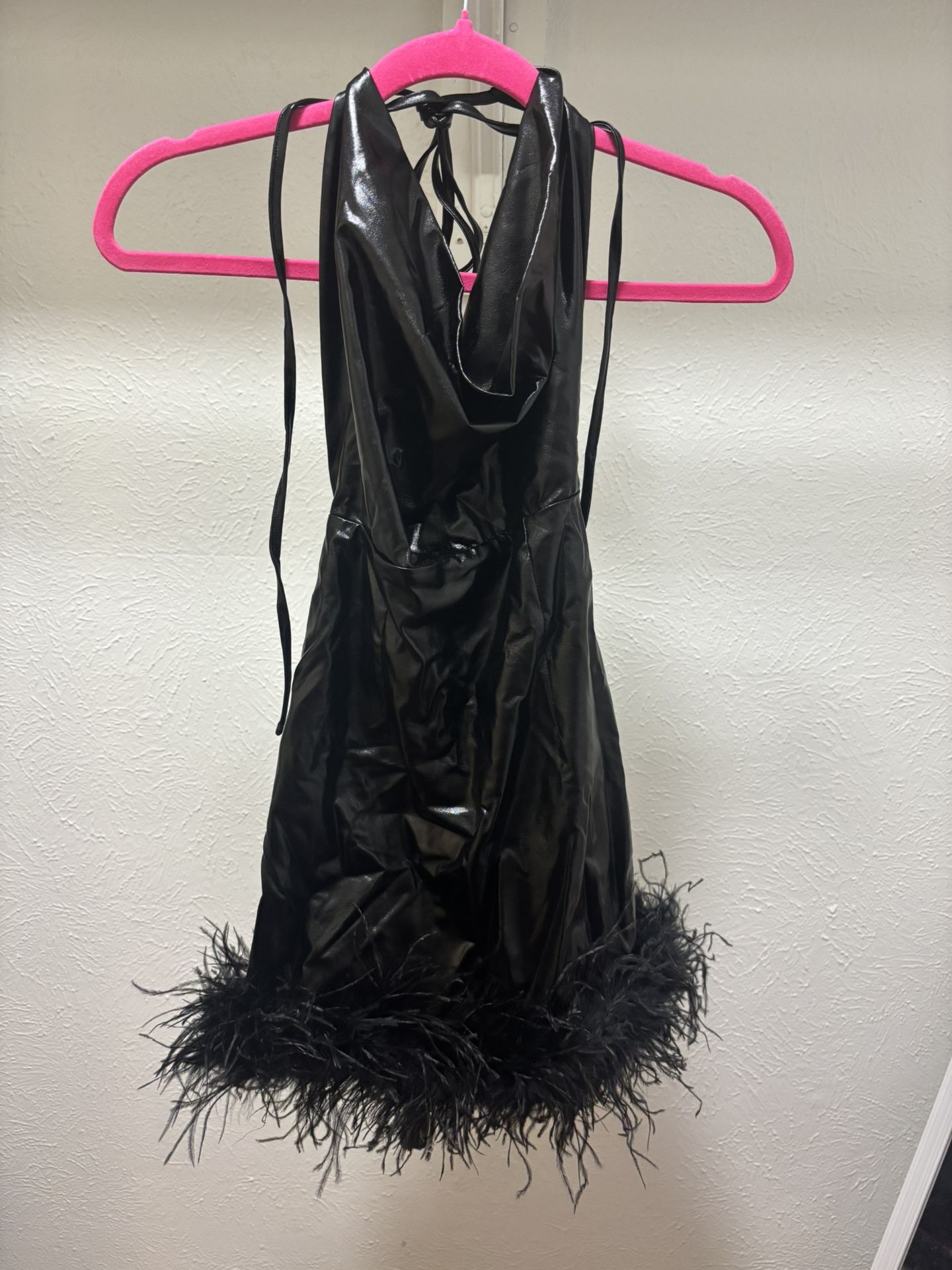 Black Mini Dress / Sexy Party Dress Xs