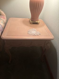 Light Wood End Table