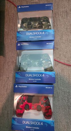 Official Sony PlayStation 4 DualShock 4 Controllers - Camo Special Editions