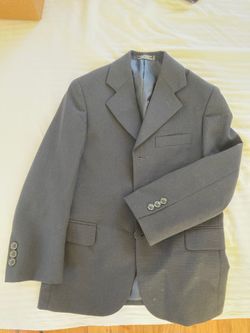 Navy blue boys blazer-size 6-8