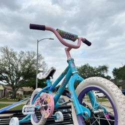 Girls Bike With training Wheels