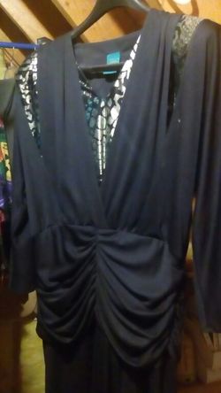 Black & Gold Evening dress