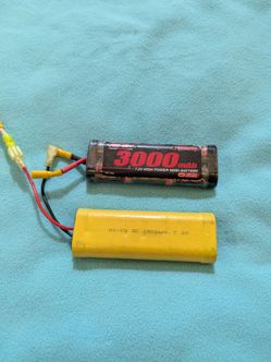 R/C Racing Car Rechargable Batteries lot of Two