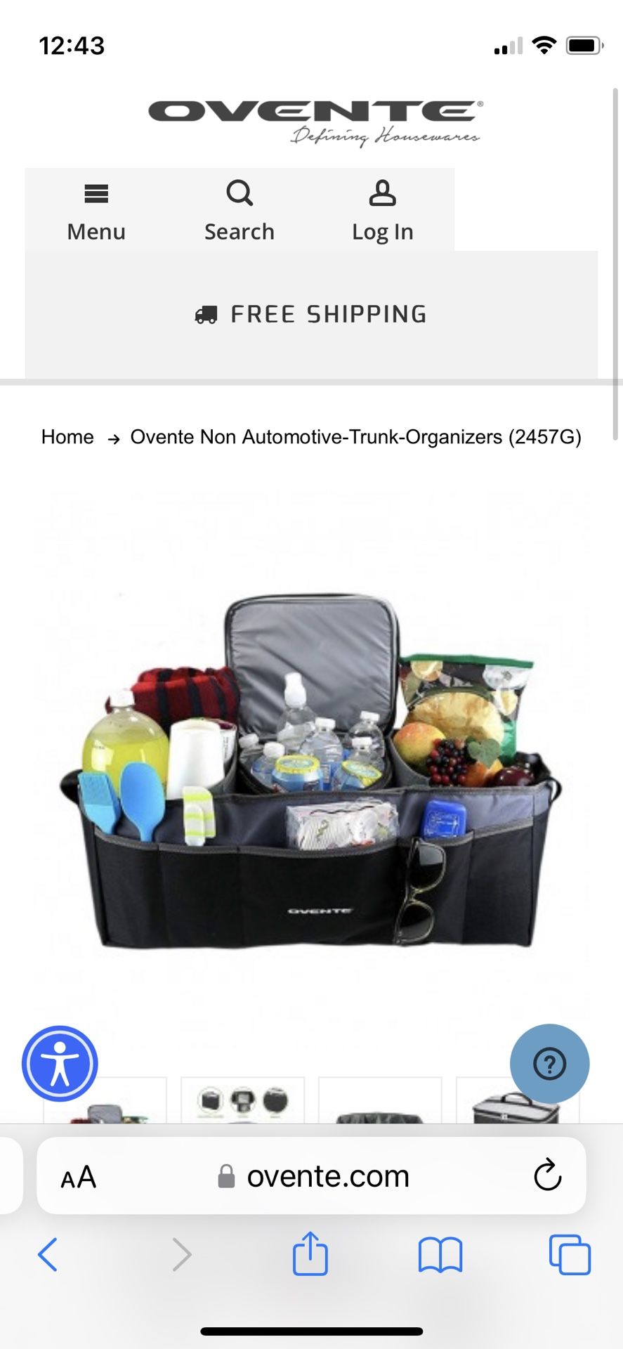 Ovente Automotive Truck Organizer