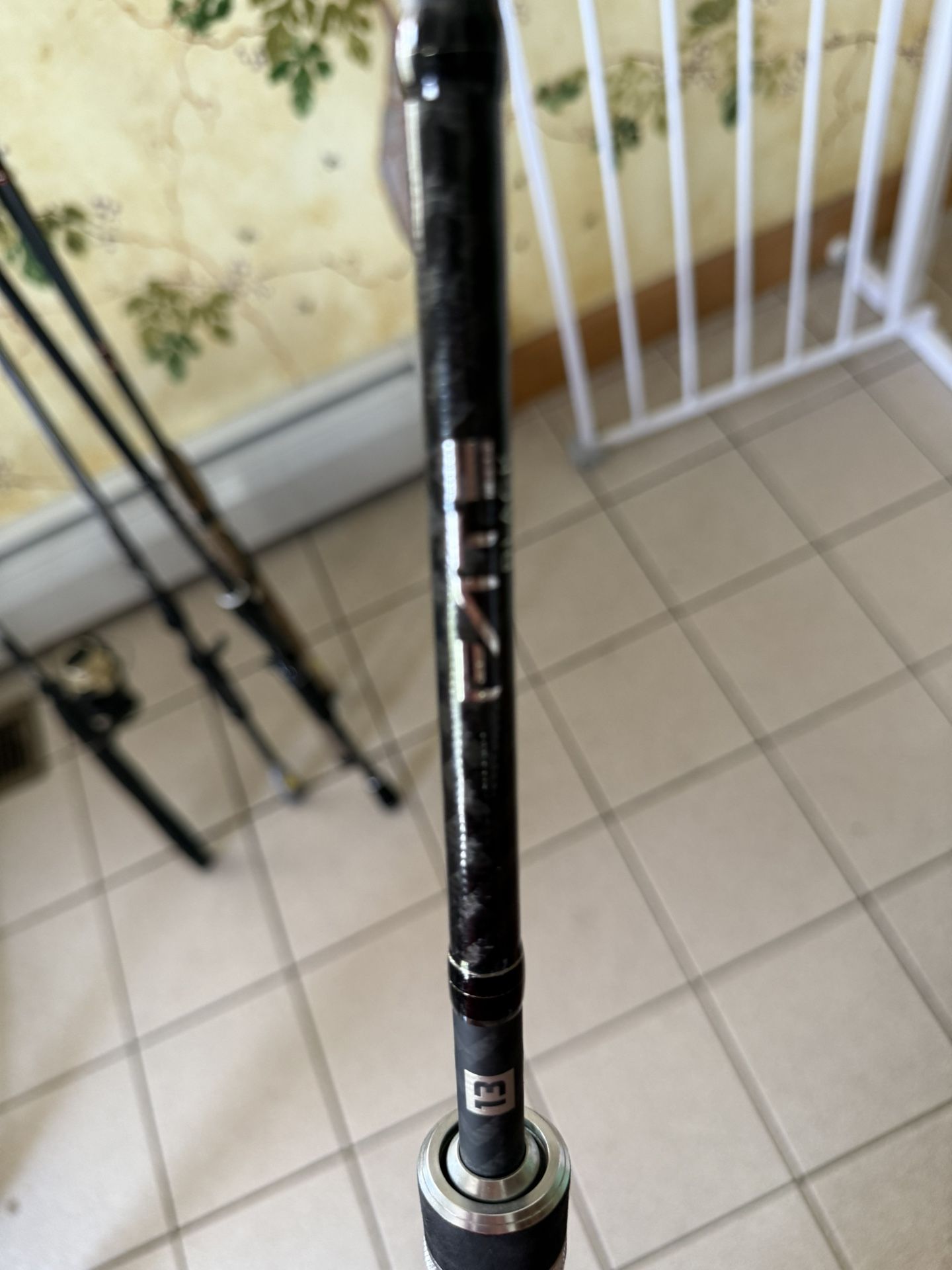 13 Fishing Fate Black FTB3C73MH X-Fast Bait-casting Rod 