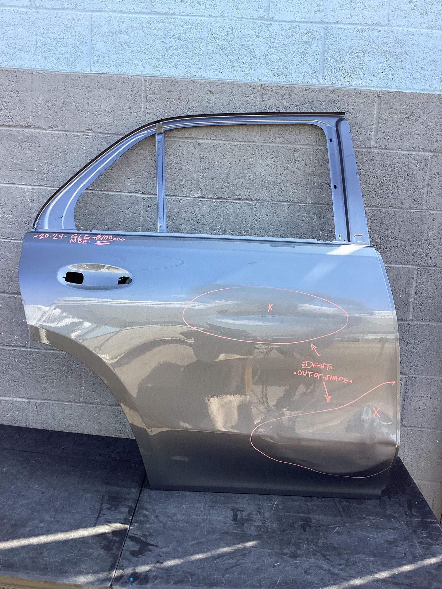 2019 - 2024 Mercedes GLE Rear Passenger Side Door OEM 