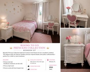 Princess full bedroom collection