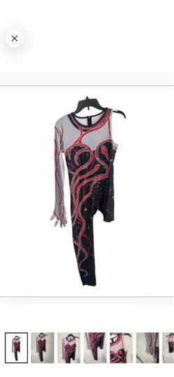 Taylor Eras Tour Cosplay Costume Women's snake print Bodysuit size 160 (XS)