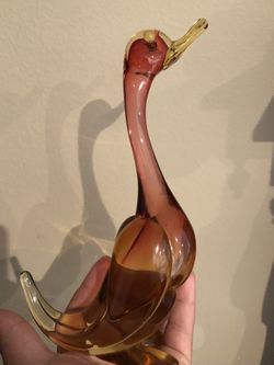 Murano glass duck - $60- Italian design