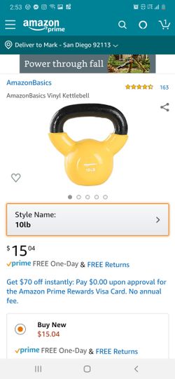 10lbs weight kettle everlast