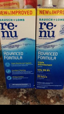 Bausch & Lomb RE Nu Advance Formula Eye Care