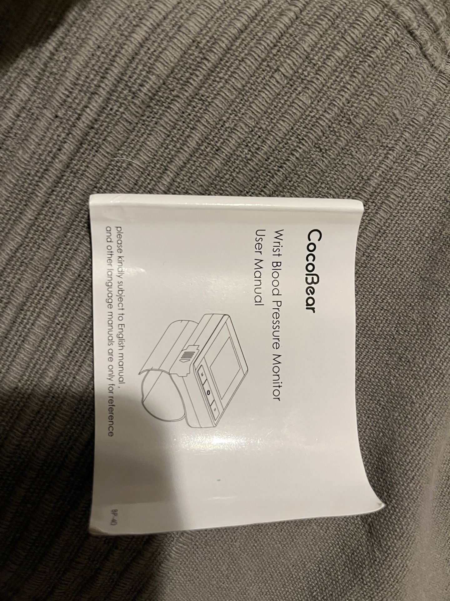 Wrist Blood Pressure Monitor
