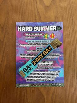 HARD SUMMER 2-DAY GA+