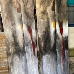 Artist Guild of America hand paint panels (2)